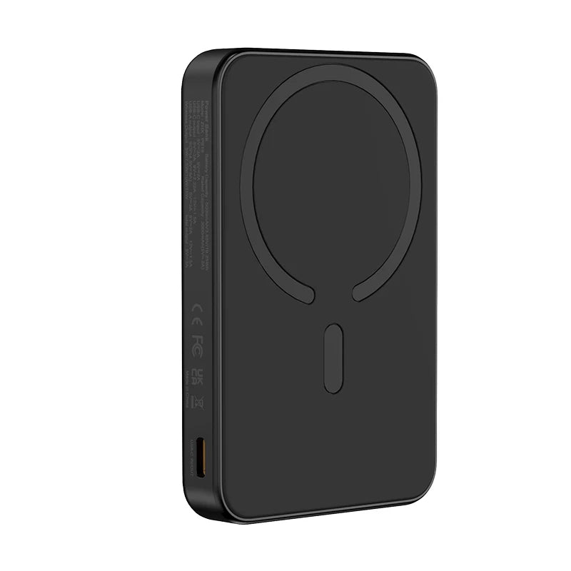 Carregador Portátil Magnético 5000mAh com Tecnologia MagSafe – Energia e Carregamento