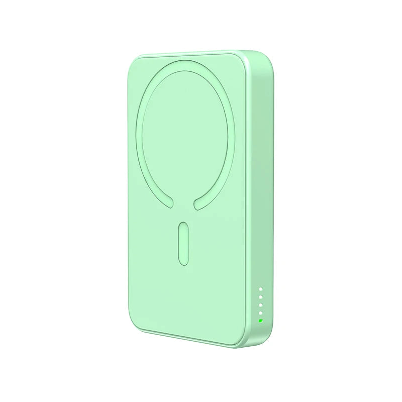 Carregador Portátil Magnético 5000mAh com Tecnologia MagSafe – Energia e Carregamento
