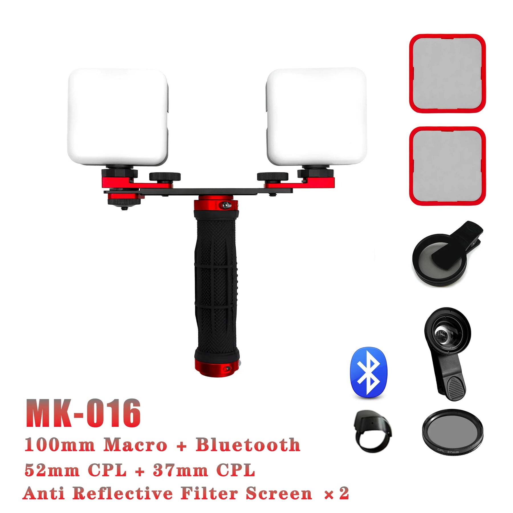 Luz LED Macro Antirreflexo Hera MK-16 para Fotografia Odontológica – Luzes e Iluminação