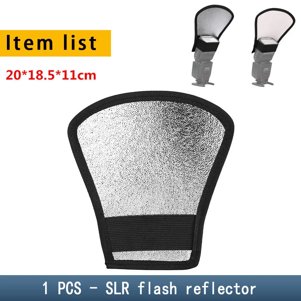 Refletor Fotográfico Myobo 5 em 1 com Difusor de Luz e 5 Superfícies – Luzes e Iluminação