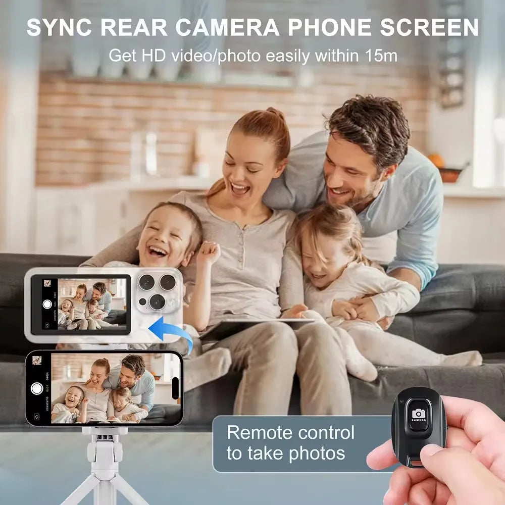 Tela de Pré-visualização Magnética para Vlog e Selfie com Conexão Wireless – Captação de Vídeo