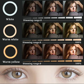 Ring Light LED 22’’ com Temperatura Ajustável 3200K–6500K e Controle de Brilho – Luzes e Iluminação