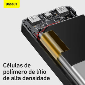 Power Bank Baseus 20.000mAh 15W com Indicador LED e Carregamento Rápido – Energia e Carregamento