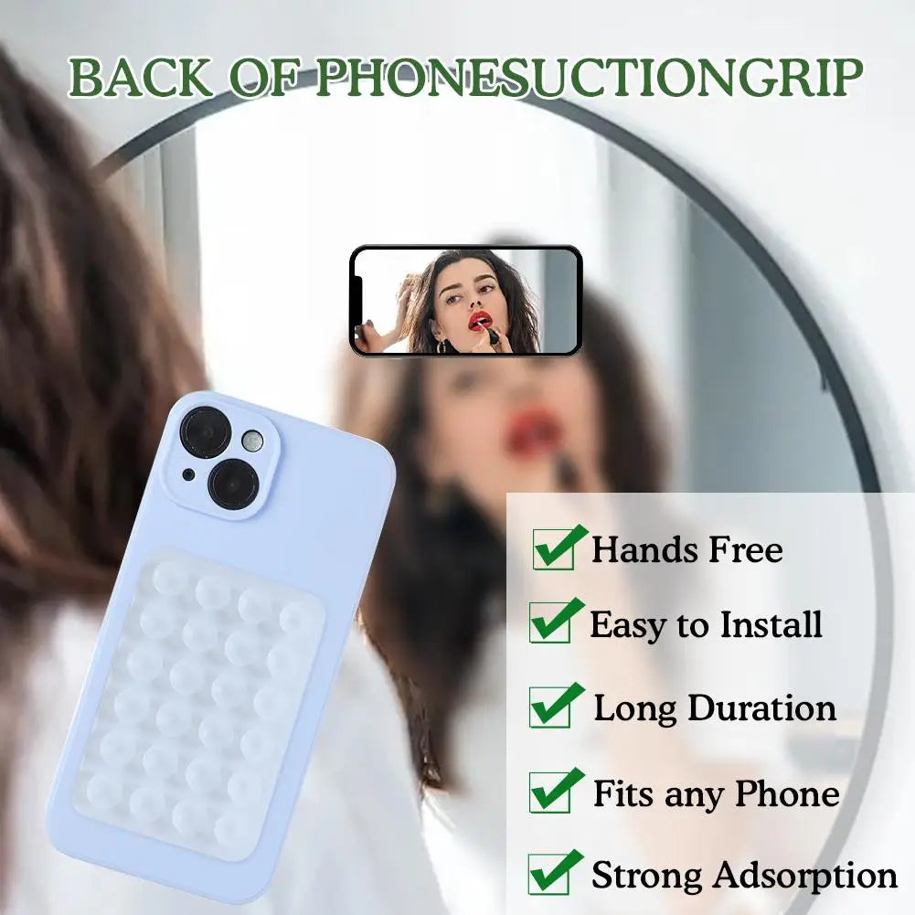 Suporte de Celular com Ventosa de Silicone Antiderrapante – Acessórios e Adaptadores